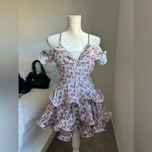 Pretty Little thing dress with flares